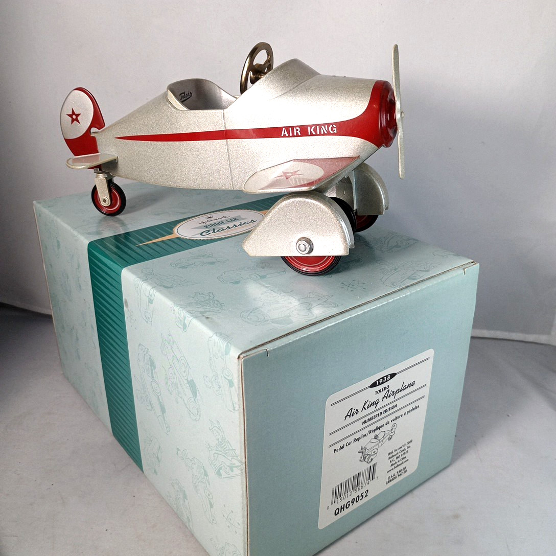 Hallmark 1938 Toledo Air King Airplane Pedal Car Die-Cast Miniature Replica 2000