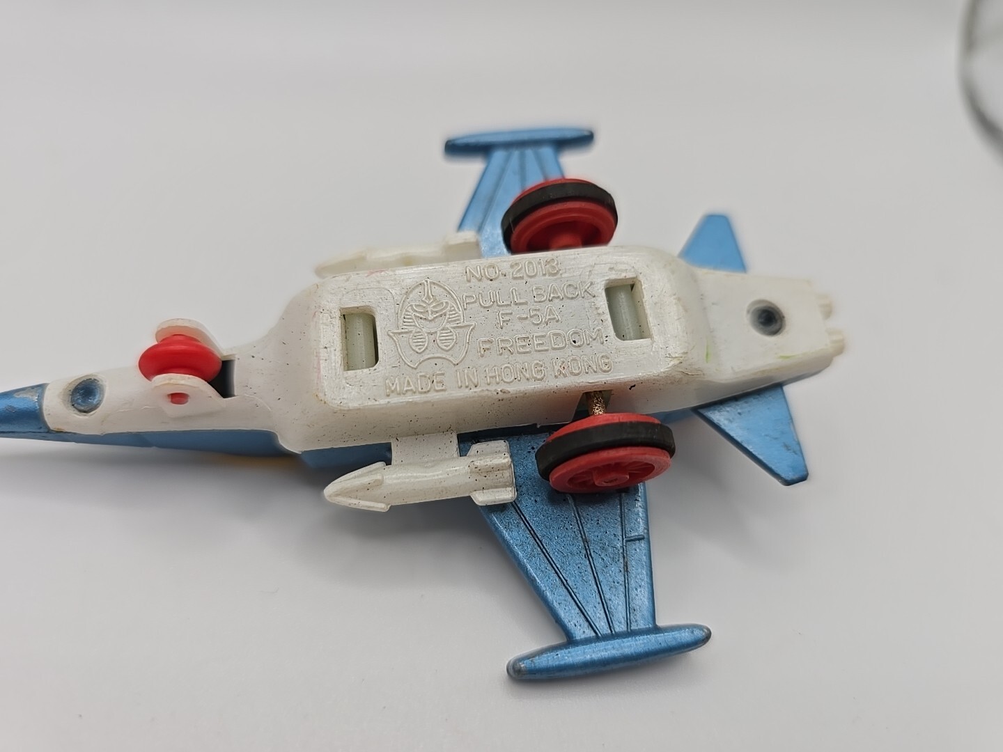 Vintage Die-Cast Jet Airplane Pull Back F-5A Freedom Made In Hong Kong