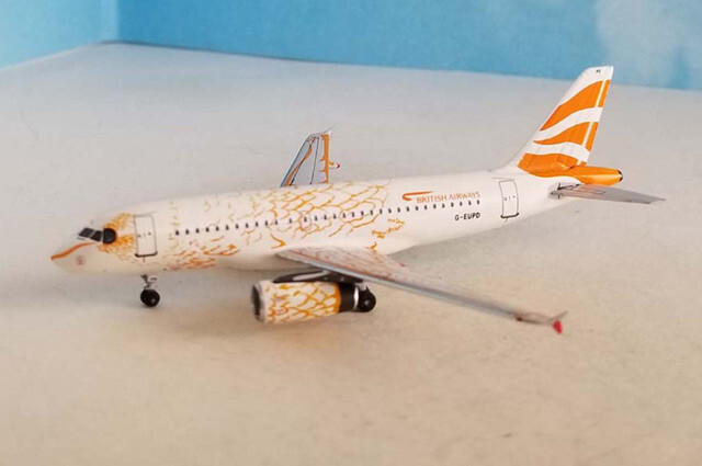 ARD42102 AeroClassics A319 1/400 Model G-EUPD British Airways