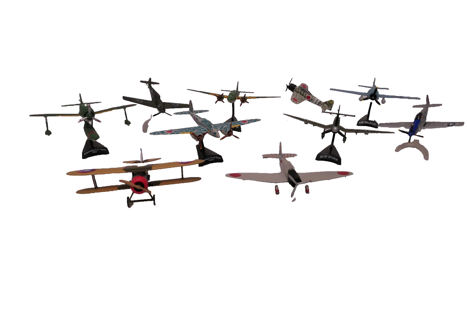 WW2 Fighter Plane Diecast Models