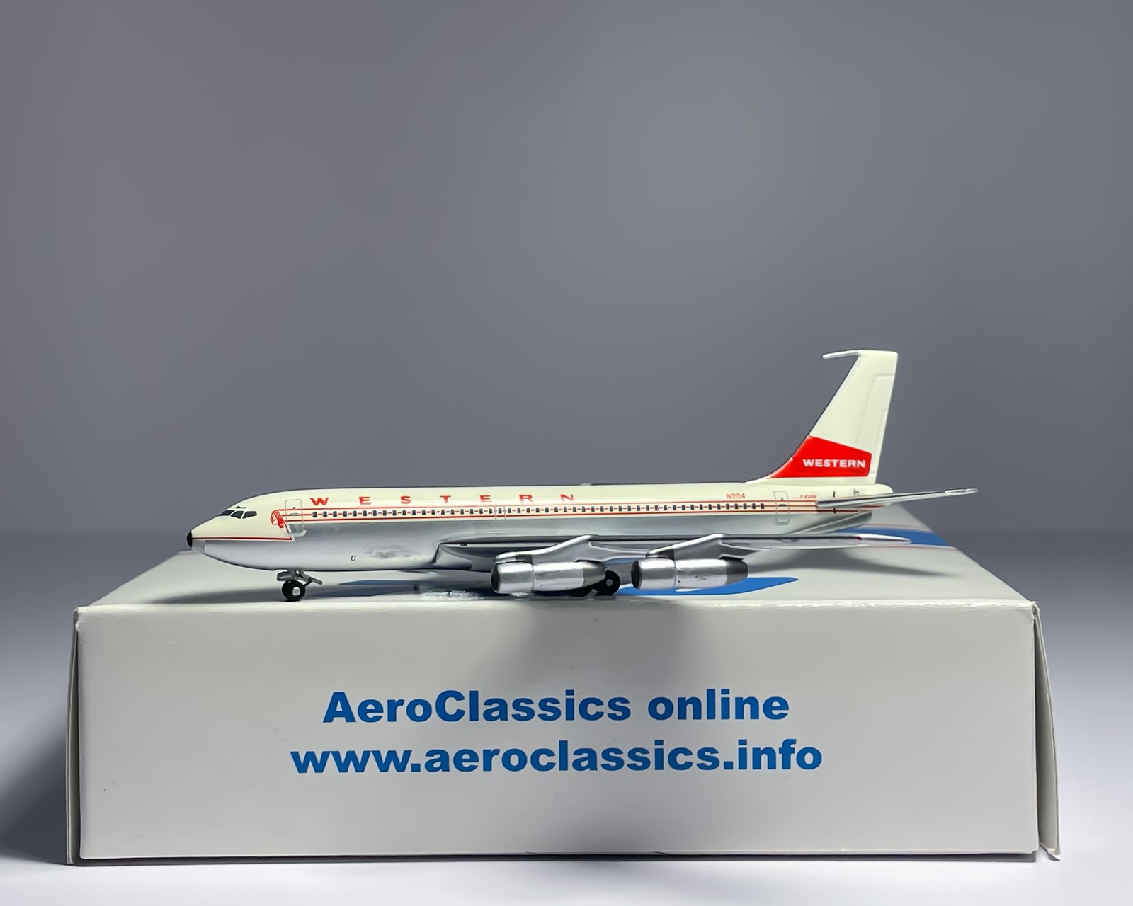 Western Airlines Boeing 720 1:400 Aeroclassics N3154 (ACWAL063)
