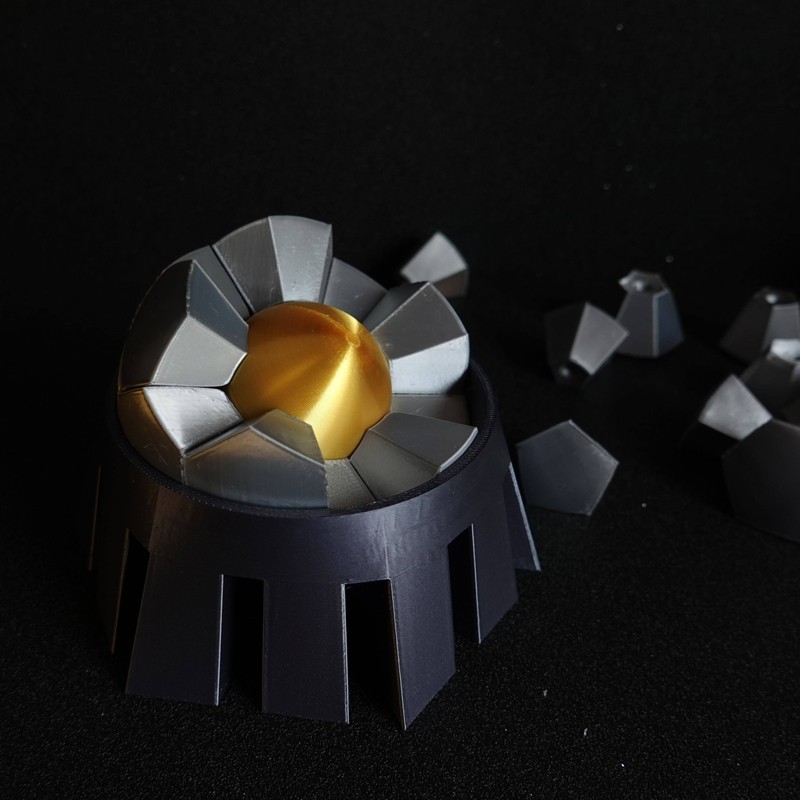 3D Printed 80mm Military Collection Atom Bomb Core Model Oppenheimer Souvenirs