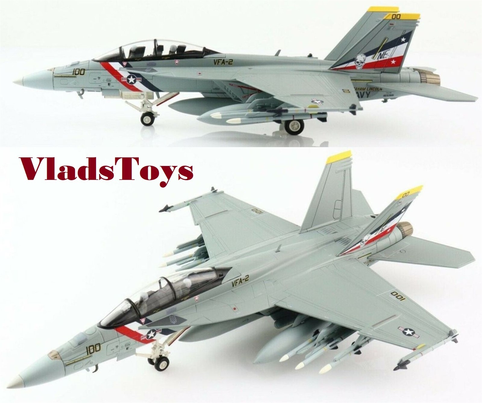 Hobby Master 1/72 F/A-18F Super Hornet VFA-2 Bounty Hunters USS Lincoln HA5122