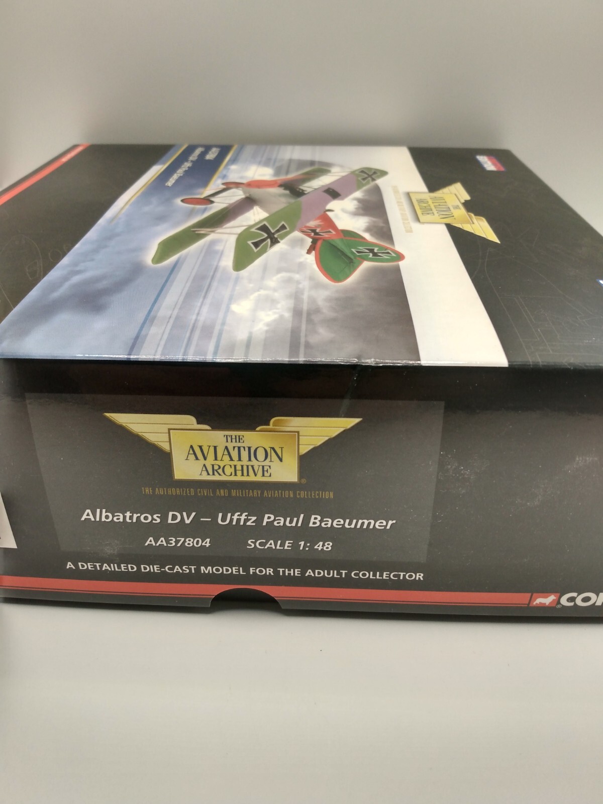 Corgi 1/48 Albatros DV Uffz Paul Baeumer AA37804 Die-Cast Model