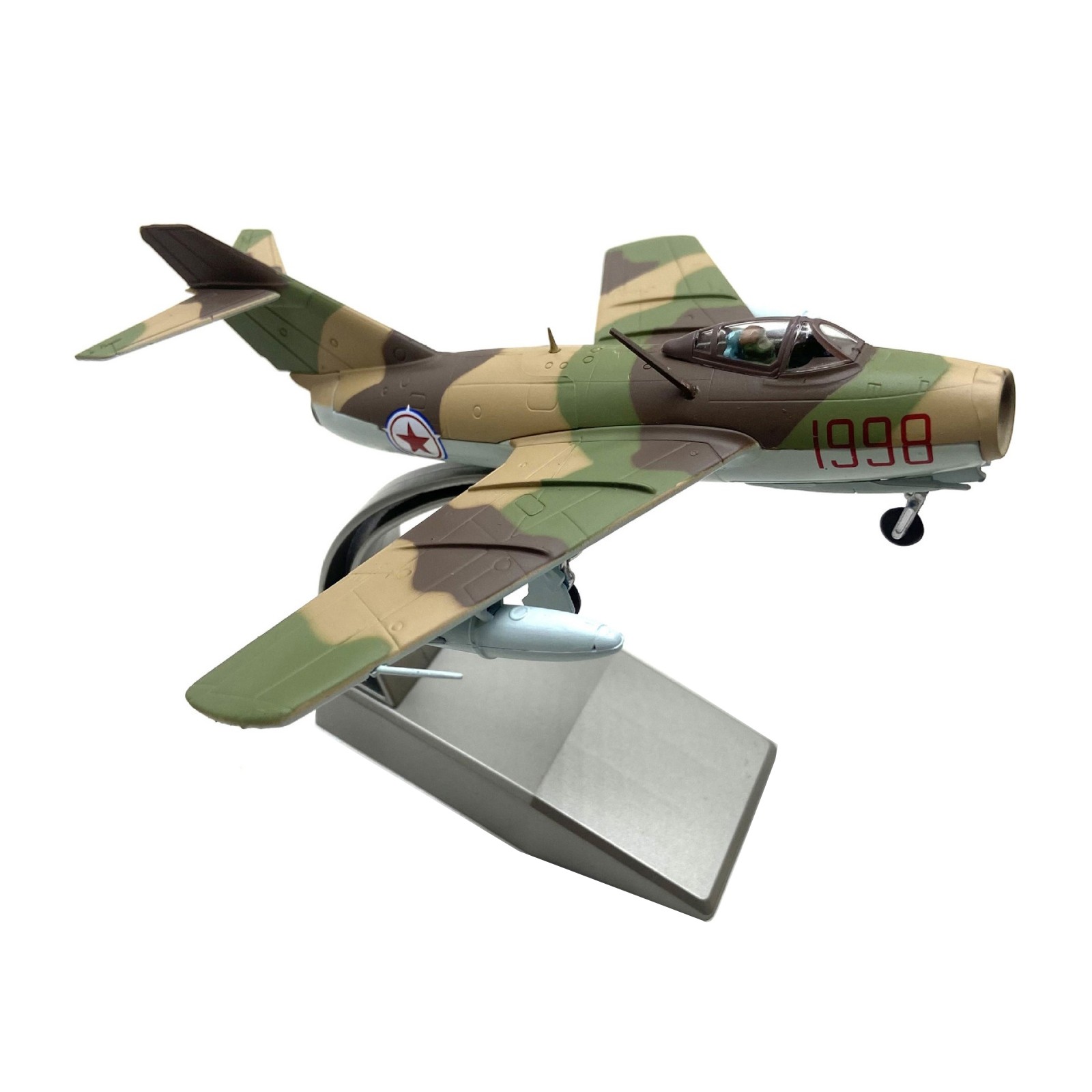 1:72 Scale Mikoyan MiG-15 Jet Fighter Model 14cm Diecast Alloy with Stand