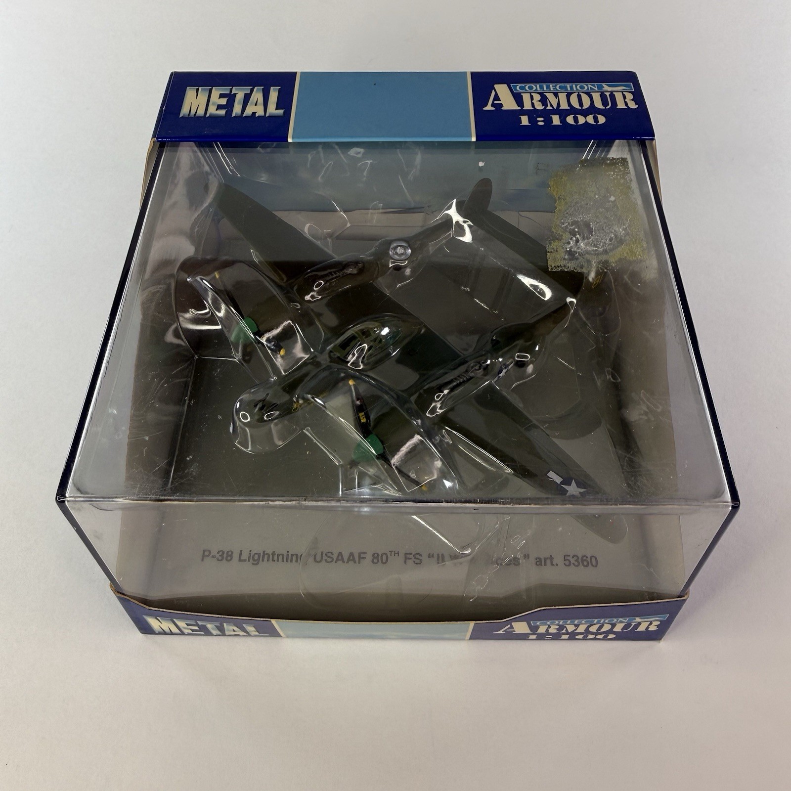 Metal Armour Collection 1:100 P-38 Lighting USAAF 80th FS “II WW ACES”