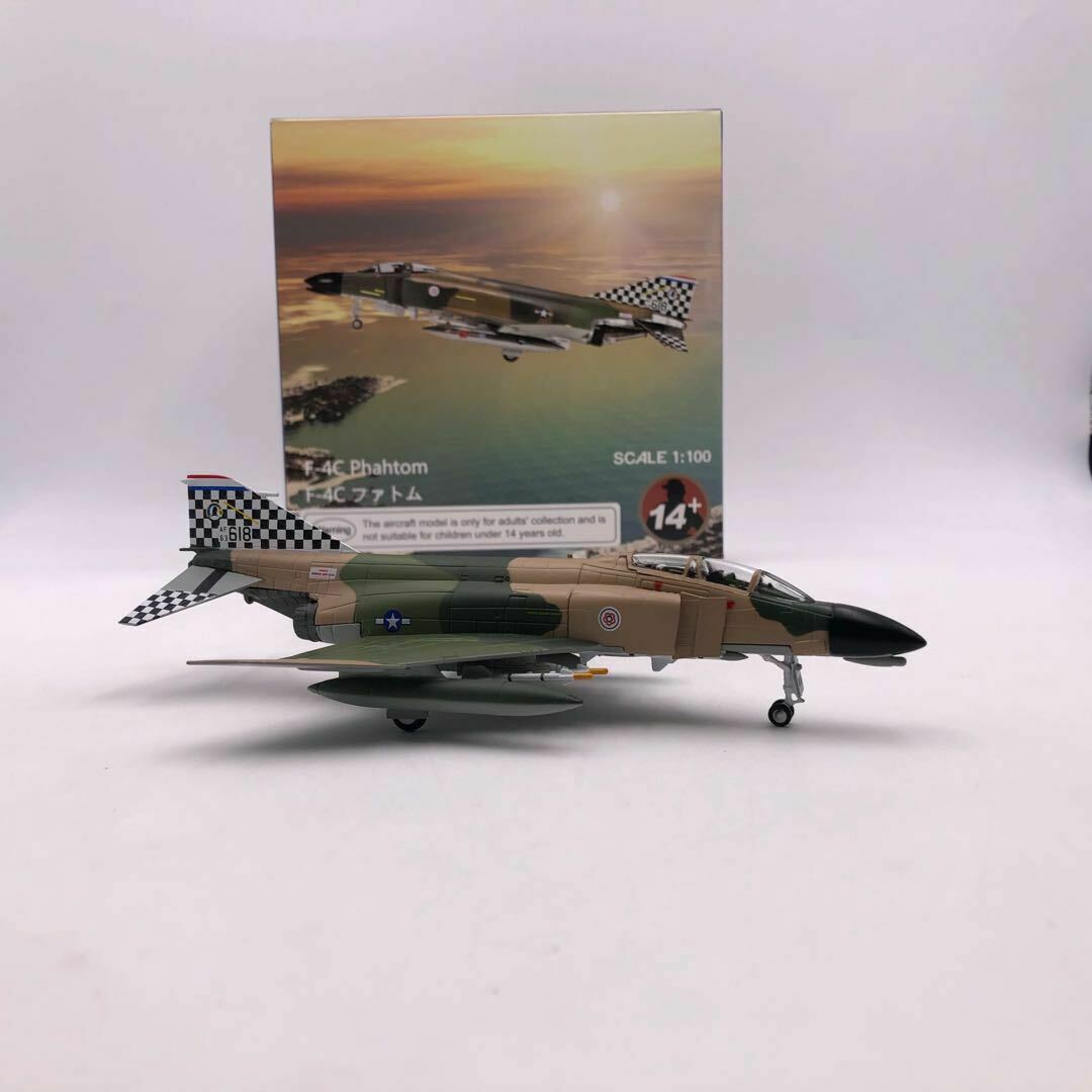 WLTK 1/100 USAF F-4C Phantom II Flighter Diecast Aircraft Jet Model in box