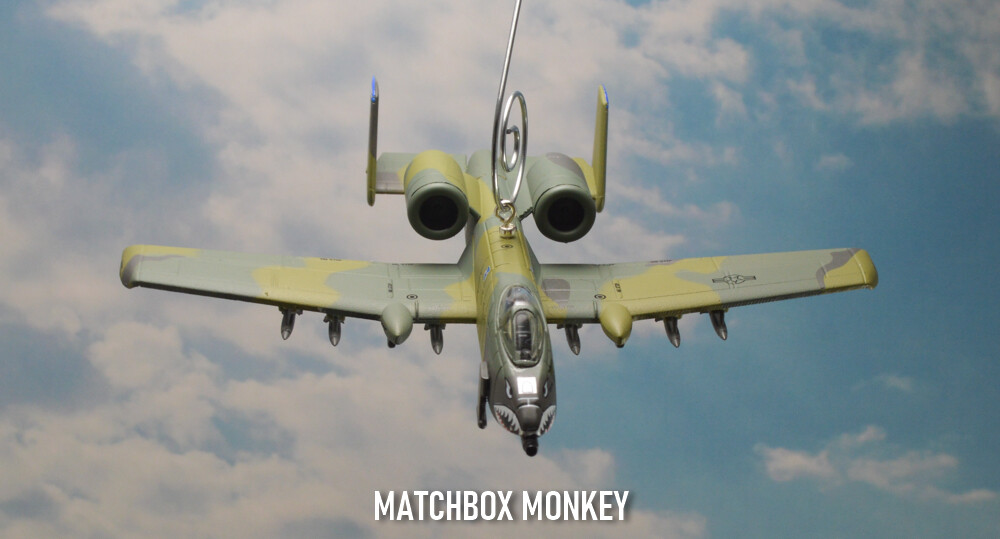 USAF A-10 Thunderbolt II Warthog Fighter Plane Custom Christmas Ornament Hog