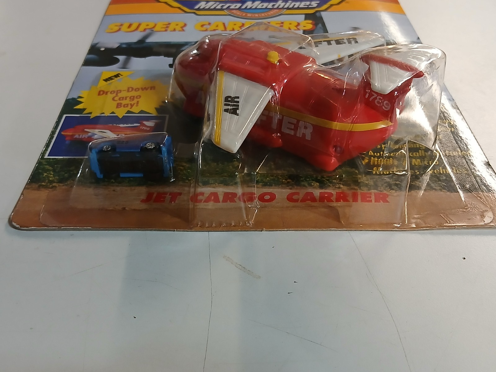 Air Lifter Jet Cargo Carrier w/Car – Micro Machines Super Carriers – 1990 Galoob