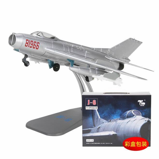 Terebo 1/72 China J-6 AVIC ShenYang 112 J6 Farmer Fighter Diecast Model