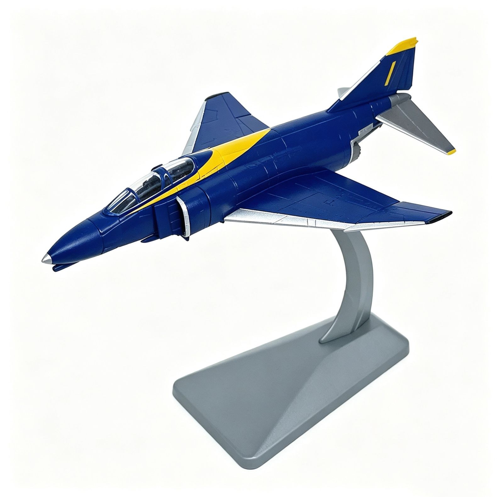 New 14cm Diecast Alloy 1/144 Scale F-4 Phantom II Fighter Desk Model