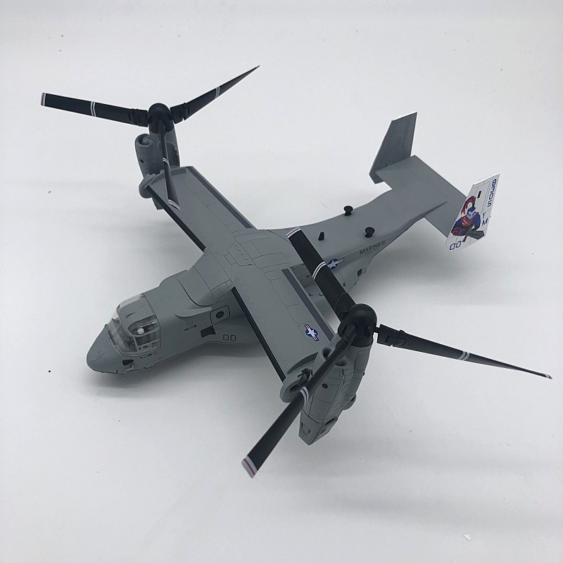 Helicopter Model Diecast Military Collection 1:72 USAF Boeing Bell V-22 Osprey