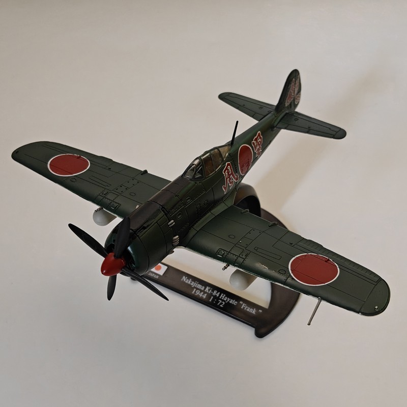 1:72 WWII Japan Kawasaki Ki-84 Hayate Fighter Model Diecast Military Collection