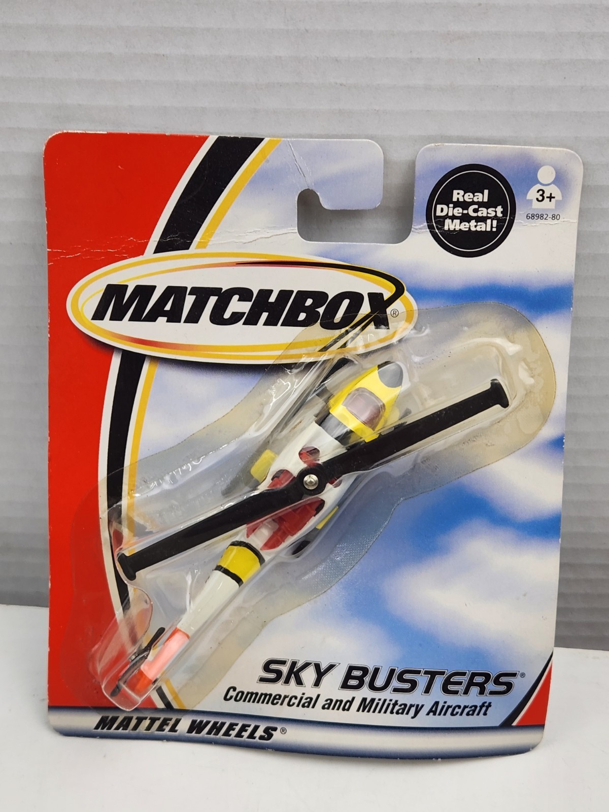 Matchbox Sky Busters Mission RESCUE HELICOPTER Commercial & Military Vtg 2000