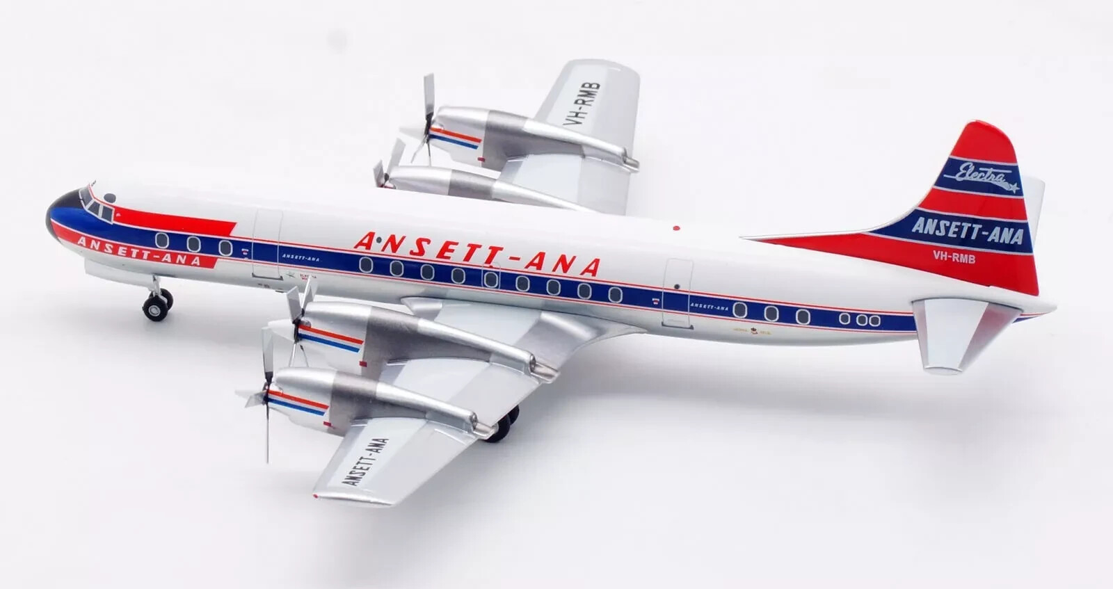 InFlight 200 1:200 Ansett – ANA Lockheed L-188A Electra VH-RMB Diecast Model