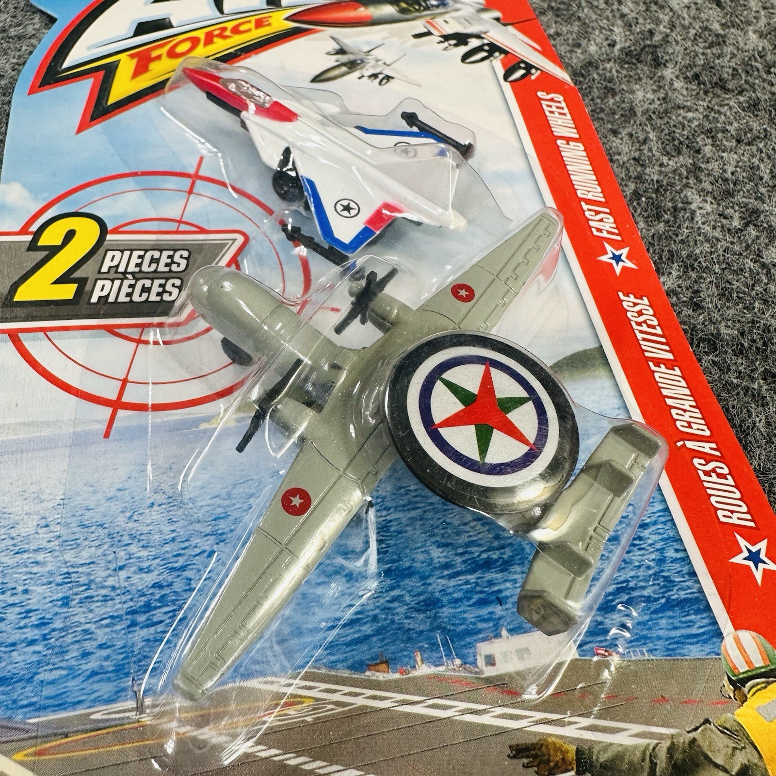 LOT of 3 Air Force Jets Diecast Metal & Plastic Airplanes New Total 6 Planes