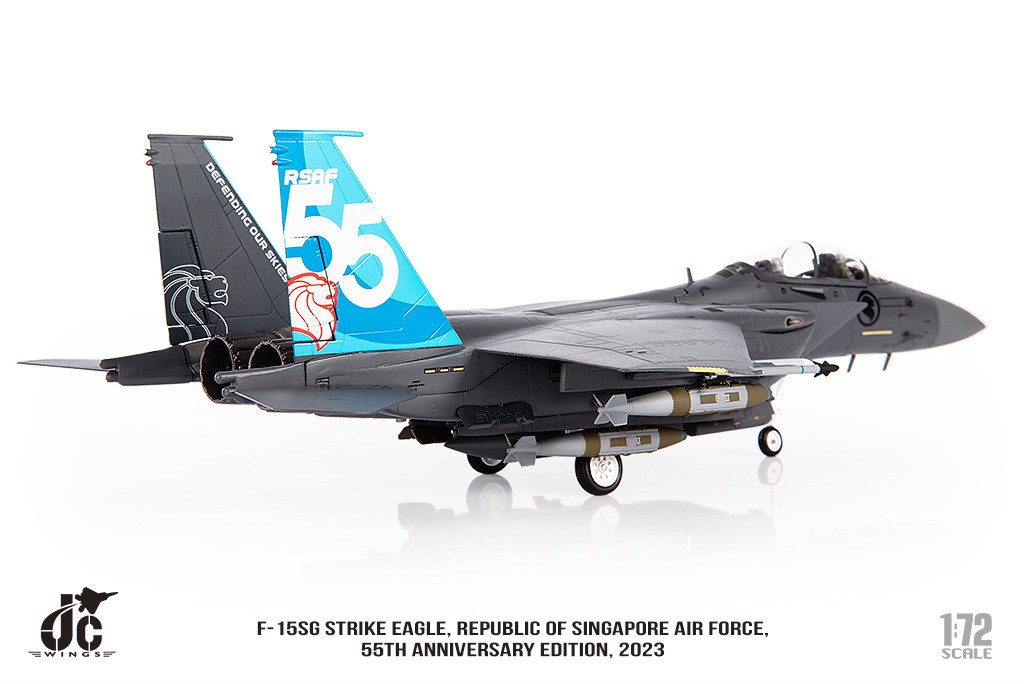 JC Wings 1:72 Singapore Air Force (RSAF) F-15SG Strike Eagle “55th Anniv.” 8317
