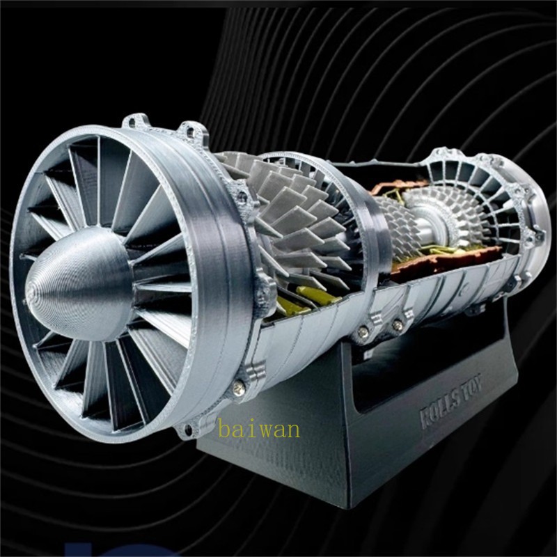 1/25 Mini Fighter J-20 Aircraft Engine Model Electric Finished Model Toy Gift
