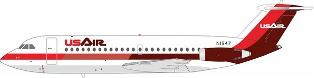USAir / BAC 1-11 One-Eleven / N1547 / IF111US0325 / 1:200