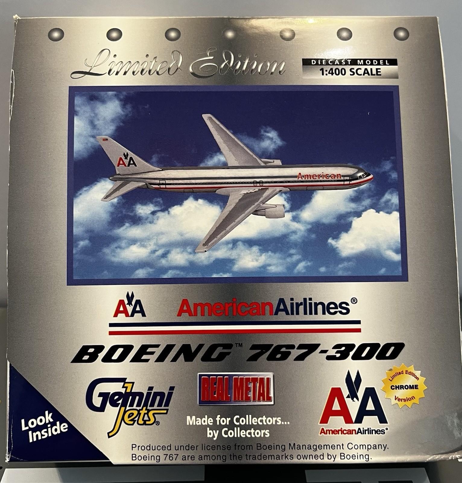 Gemini Jets 1/400 American Airlines B767-300 (N361AA) Diecast READ DESCRIPTION