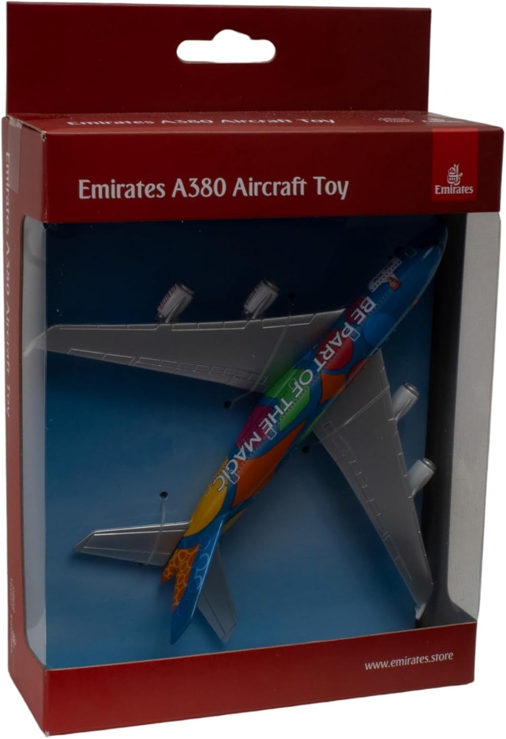 Vibrant Emirates Airlines A380 Collectible Airplane – A Dream for Young Aviators