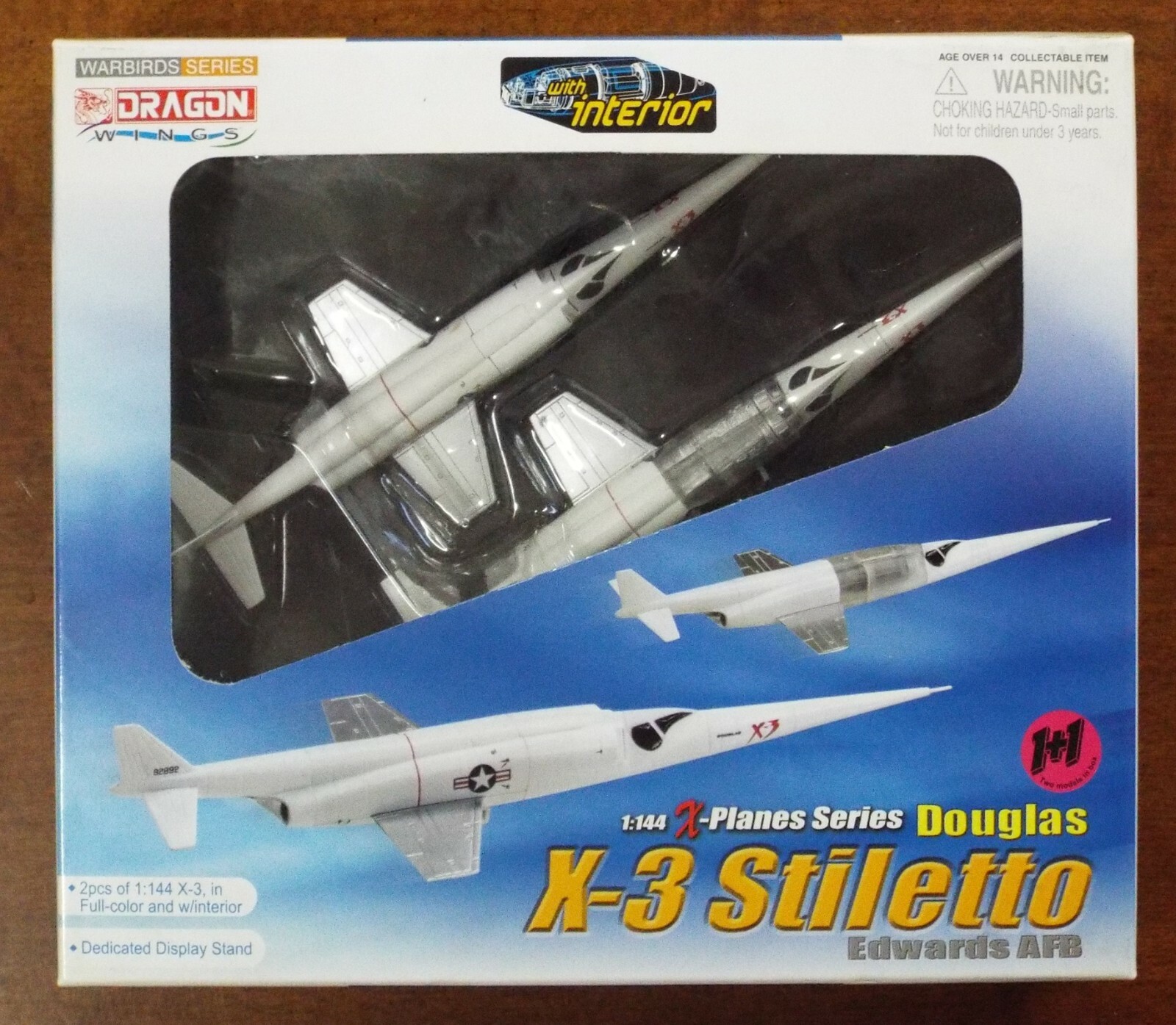 1/144 Douglas X-3 Stiletto (2 Models) Dragon Wings #51028 Factory Sealed MISB