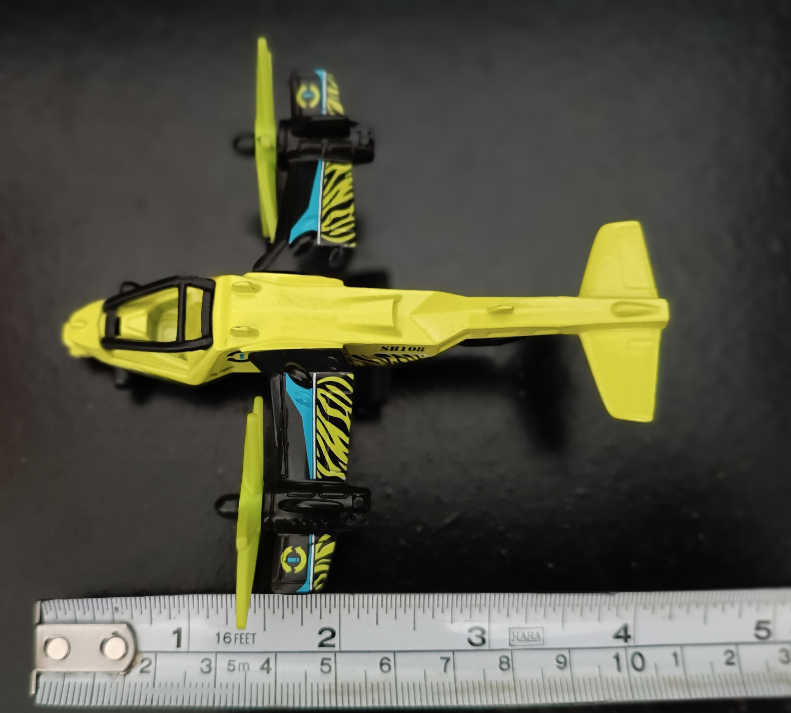 MATCHBOX 2013 SKY BUSTERS SKY SAFARI SB-108 5″ DIE CAST TILTROTOR AIRCRAFT
