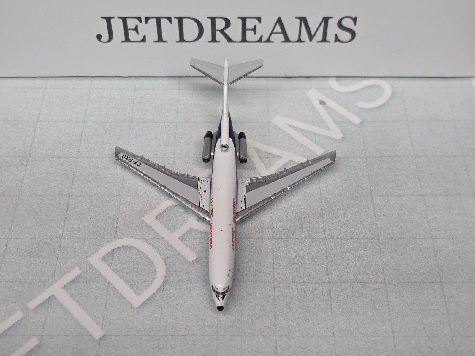 1/400 PACIFIC WESTERN BOEING 727-100 COMBI 1980’S COLORS CF-PXD AEROCLASSICS