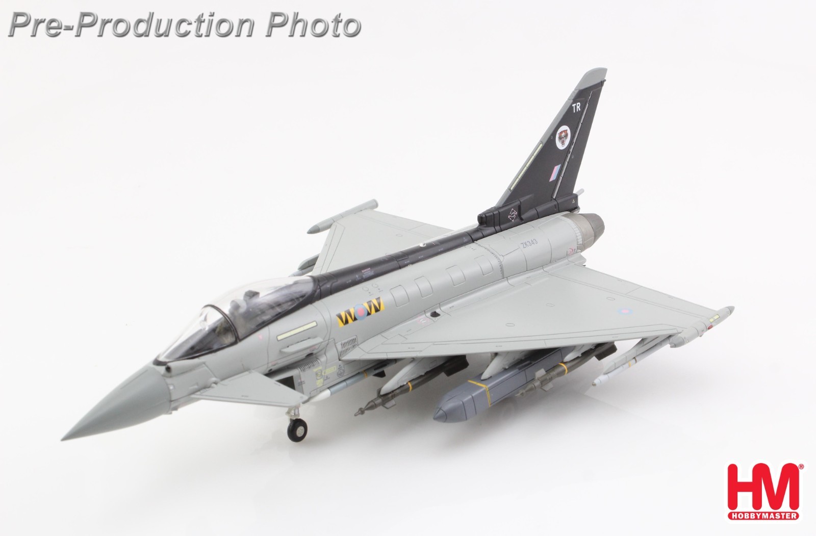 Hobby Master HA6632, Eurofighter Typhoon ZK343, No. 74 Sqn. “Tigers”, RAF, 1:72