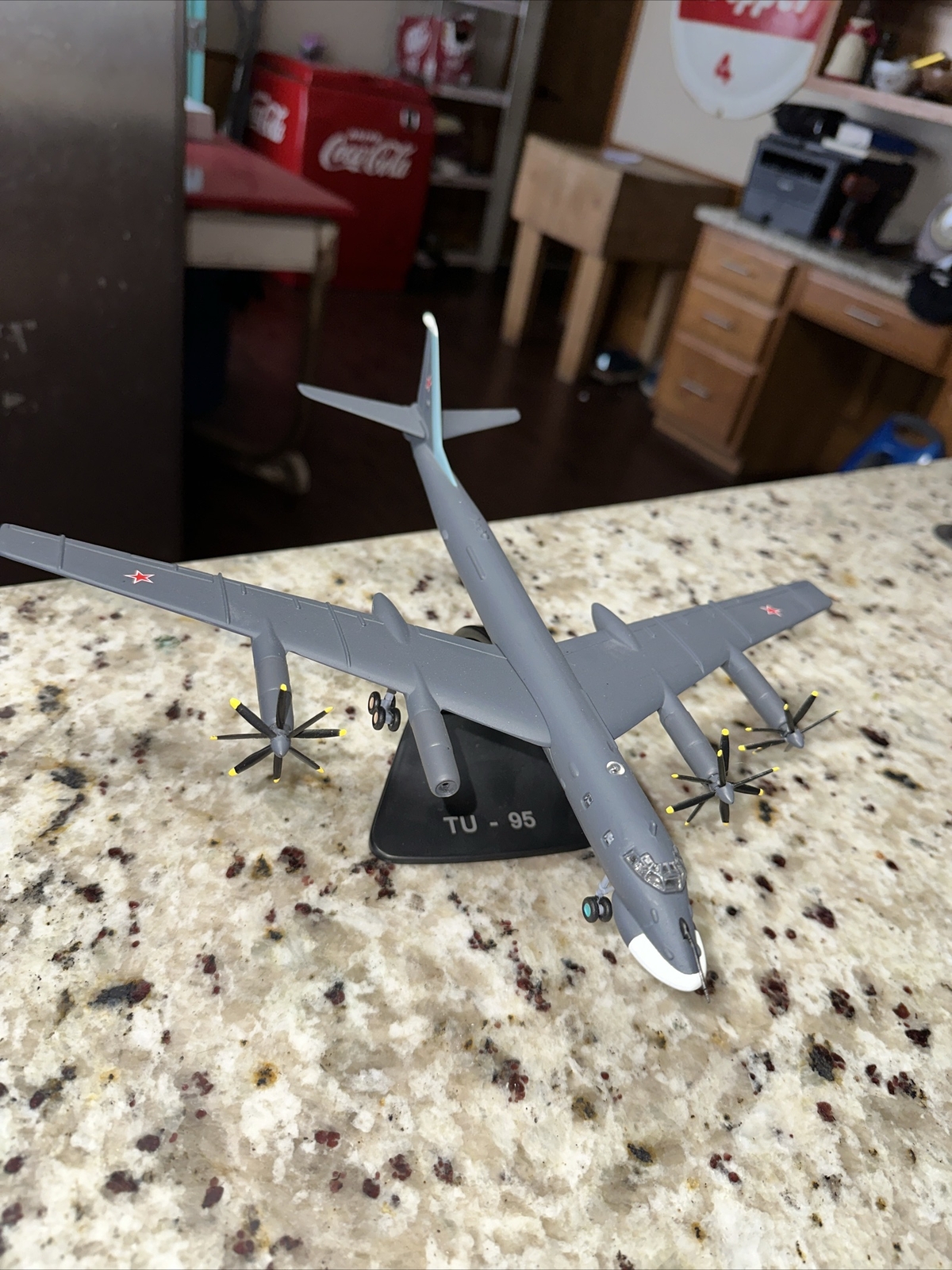 Amer 1:200 Russian TU-95 Bear Bomber strategic nuclear Diecast Model TU 95