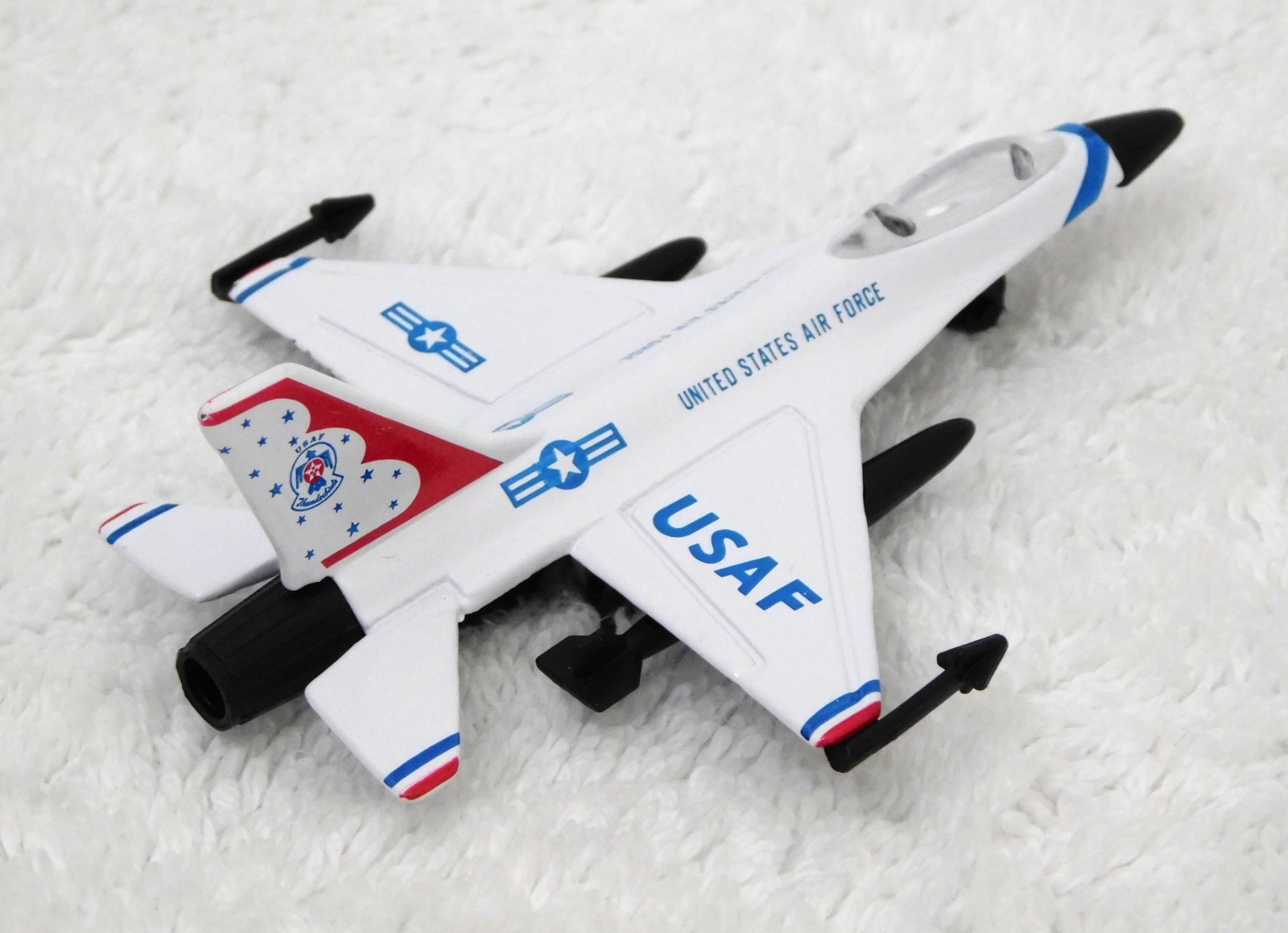 Lot of 2 Fighter Jets United States Air Force Thunderbirds & Blue Angels Diecast