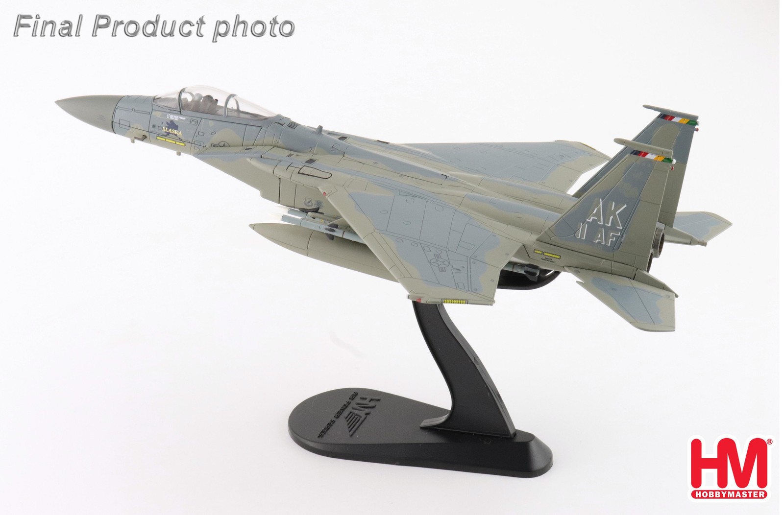 HOBBY MASTER 1:72 HA4574 US F-15C “Eagle” 11th Air Force aircraft model