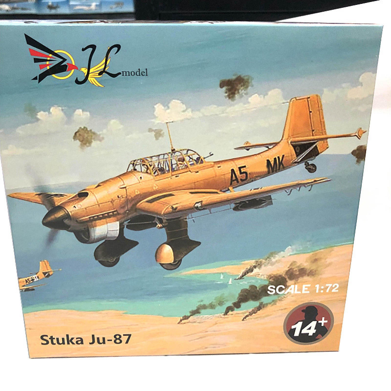1:72 Scale WWII German Air Force Stuka Ju-87 Bomber Metal Model Alloy Fighter