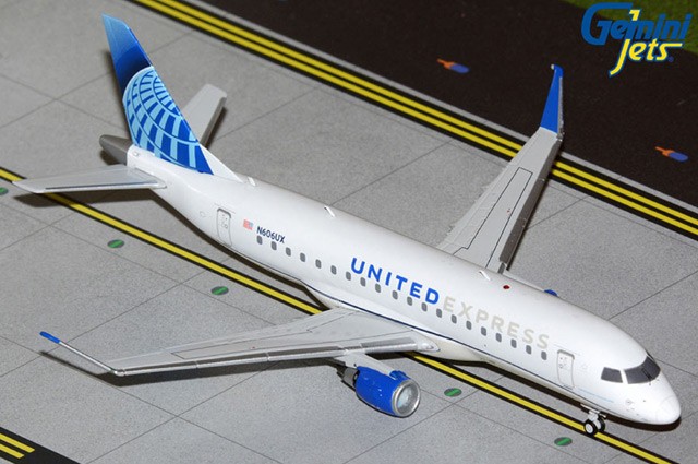 G2UAL1406 GeminiJets E175 1/200 Model N606UX United Express / SkyWest Airlines