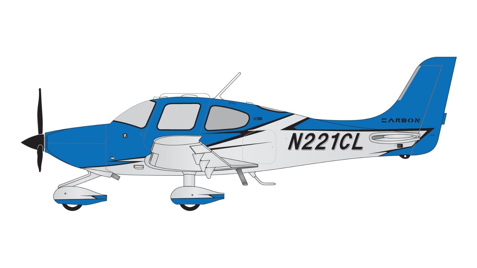 Cirrus SR22 N221CL GeminiJets GGCIR017 Scale 1:72 PRE-ORDER