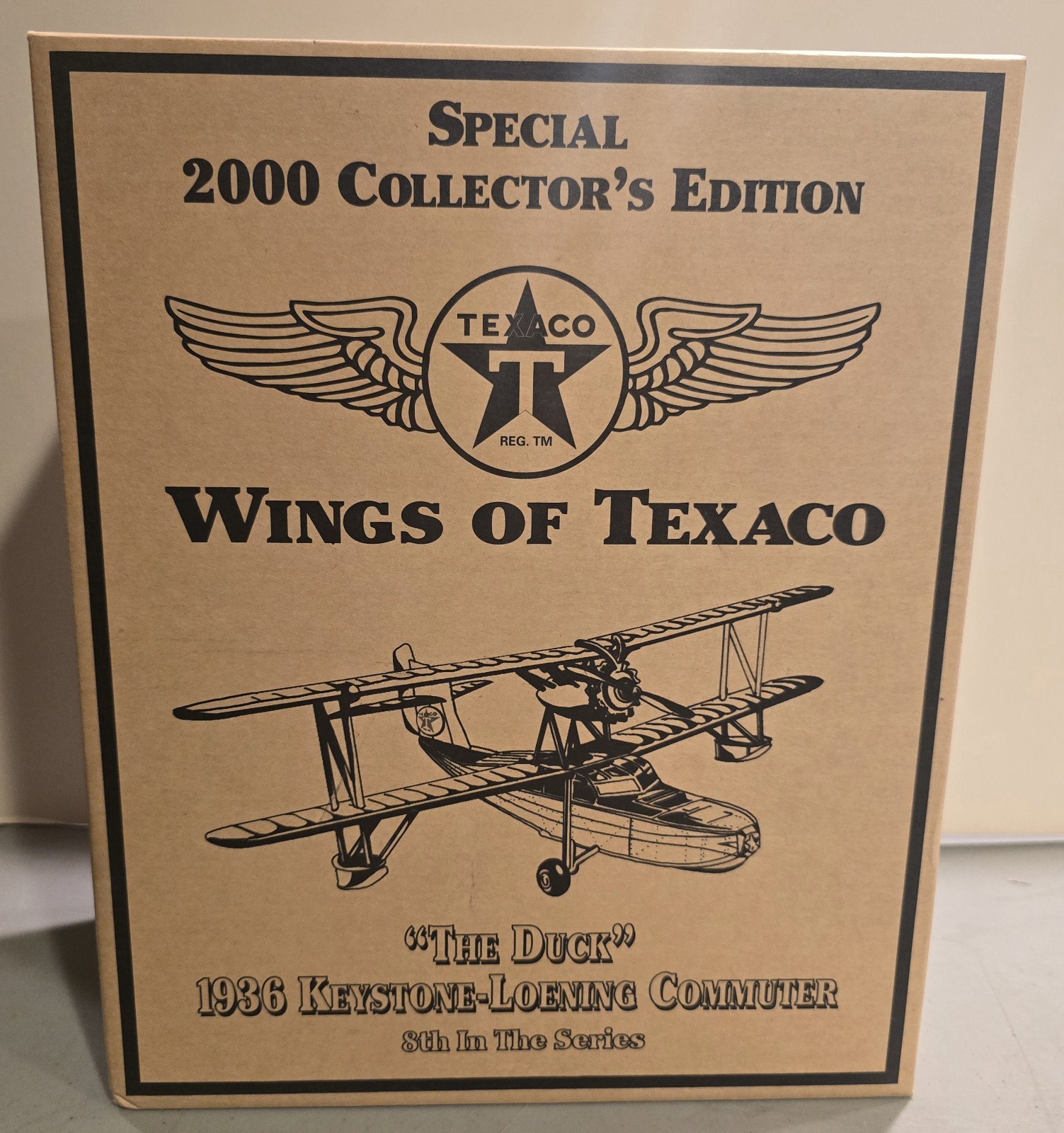 Vintage Wings Of Texaco 1936 Keystone-Loening Commuter Airplane 8th Series New
