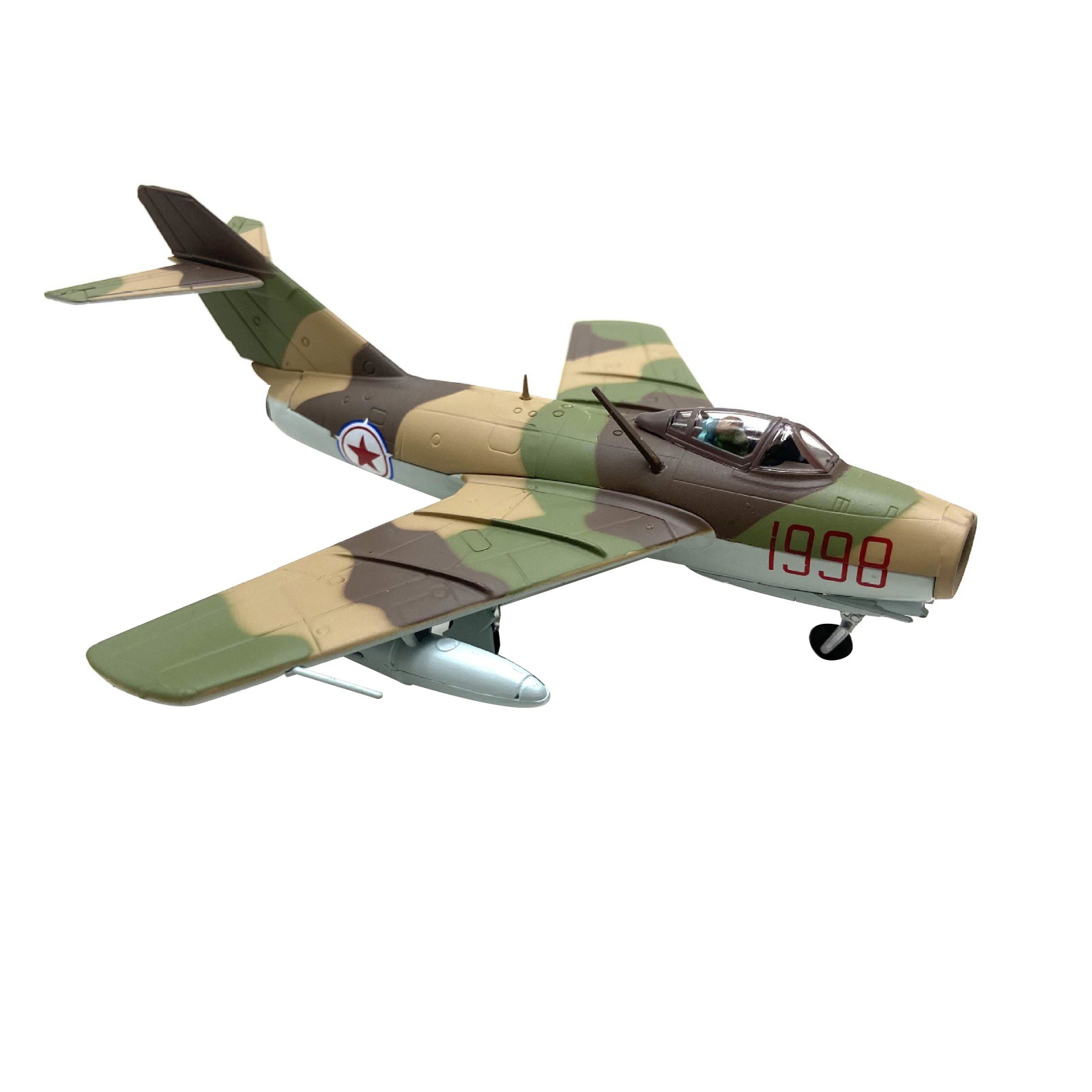 Cold War Era Aircraft Model MiG-15 Fighter 1:72 Scale 14cm Alloy Gift