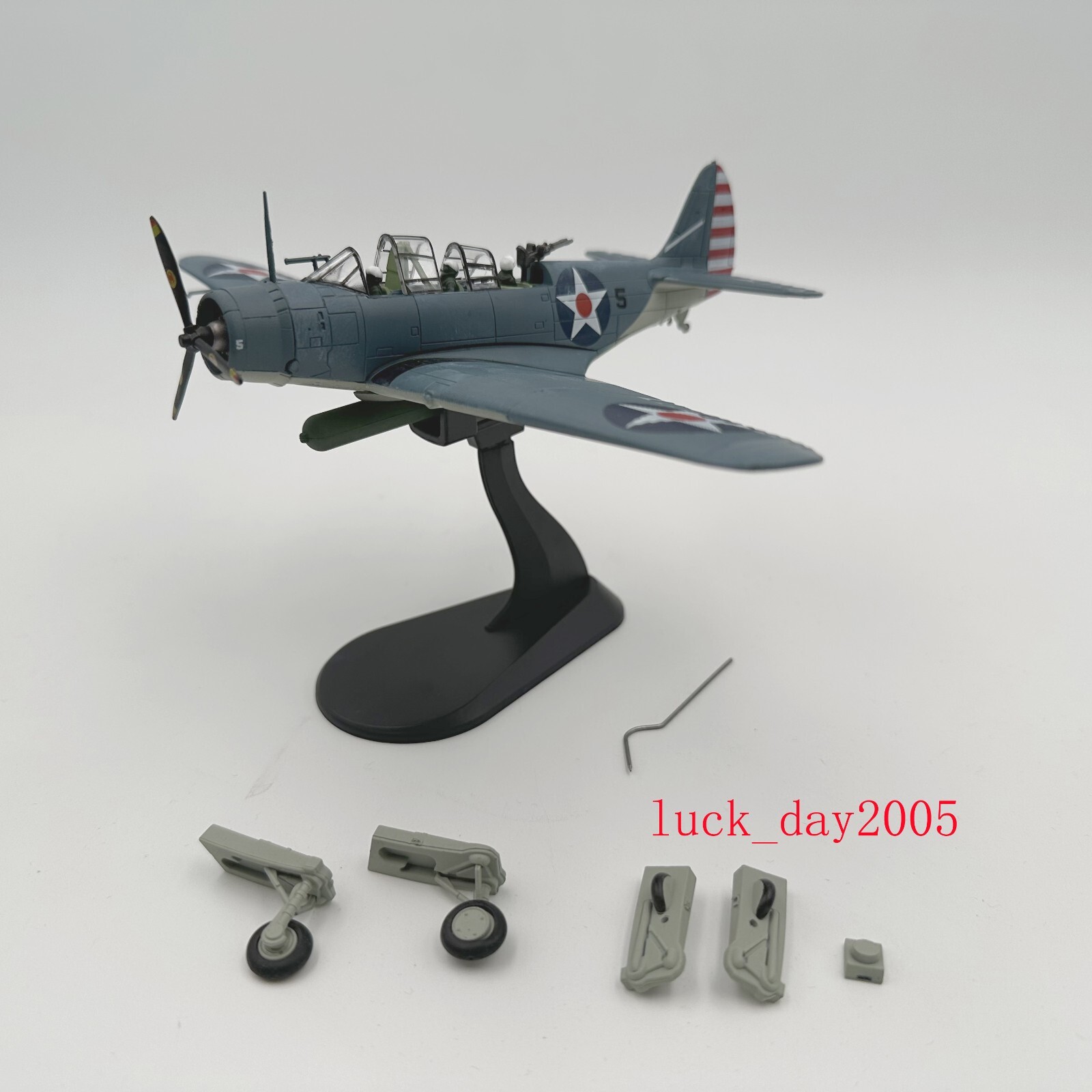 Wltk WWII NAVY TBD-1 Devastator Torpedo Bomber 1/72 Diecast Model US SHIP