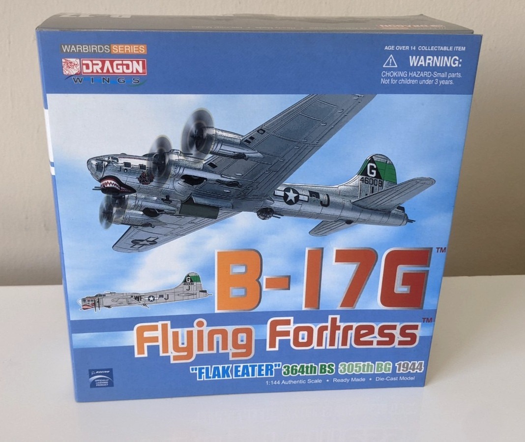 Dragon 51007 B-17G Flying Fortress 1944 “Flak Eater” 1/144 Diecast Model NEW