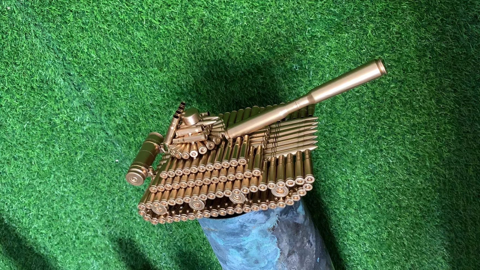China Type 56 tank brass Creativity DIY Boutique Crafts TANK MODEL