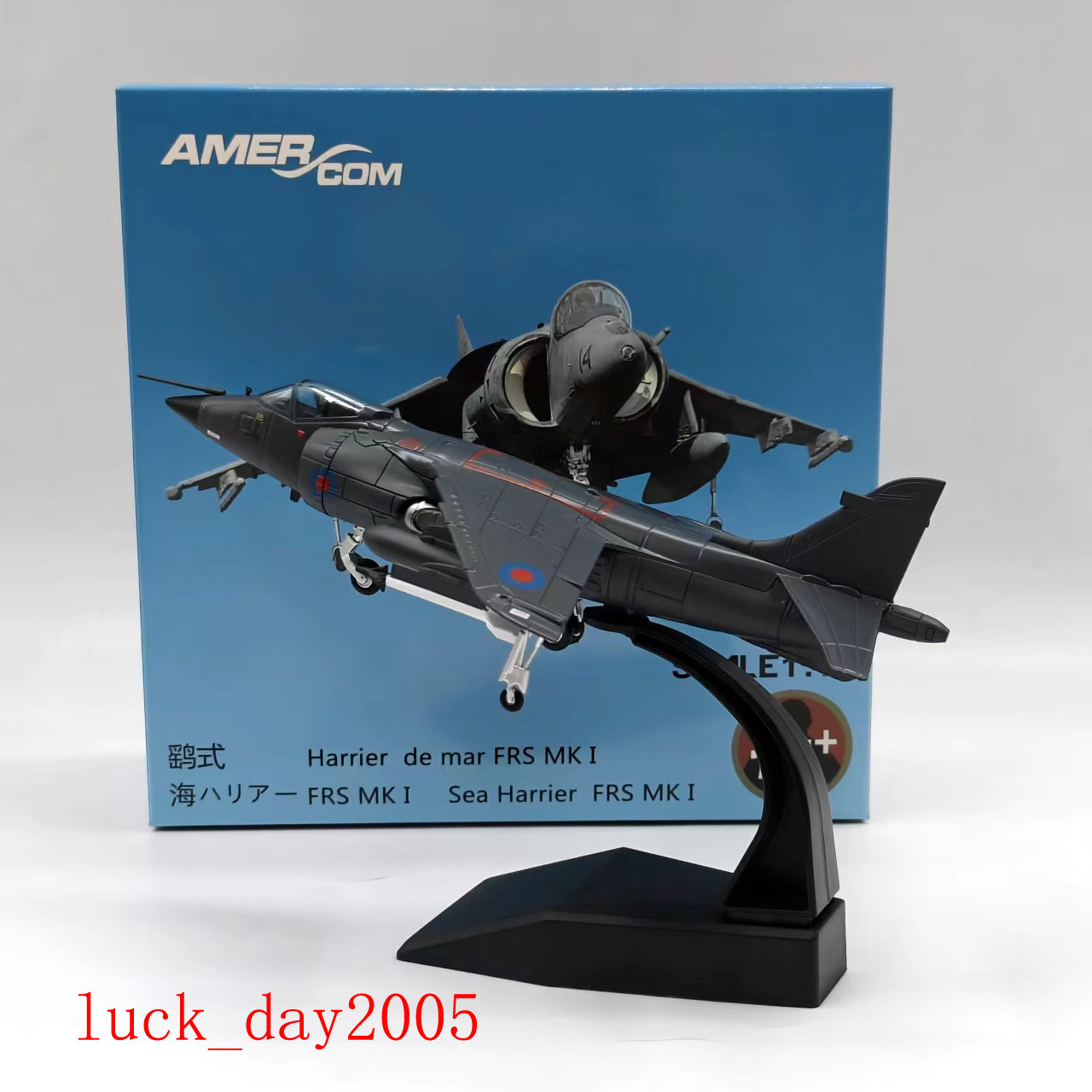 Amer Com British Royal Navy BAE Sea Harrier FRS MK I 1982 1/72 Diecast Model
