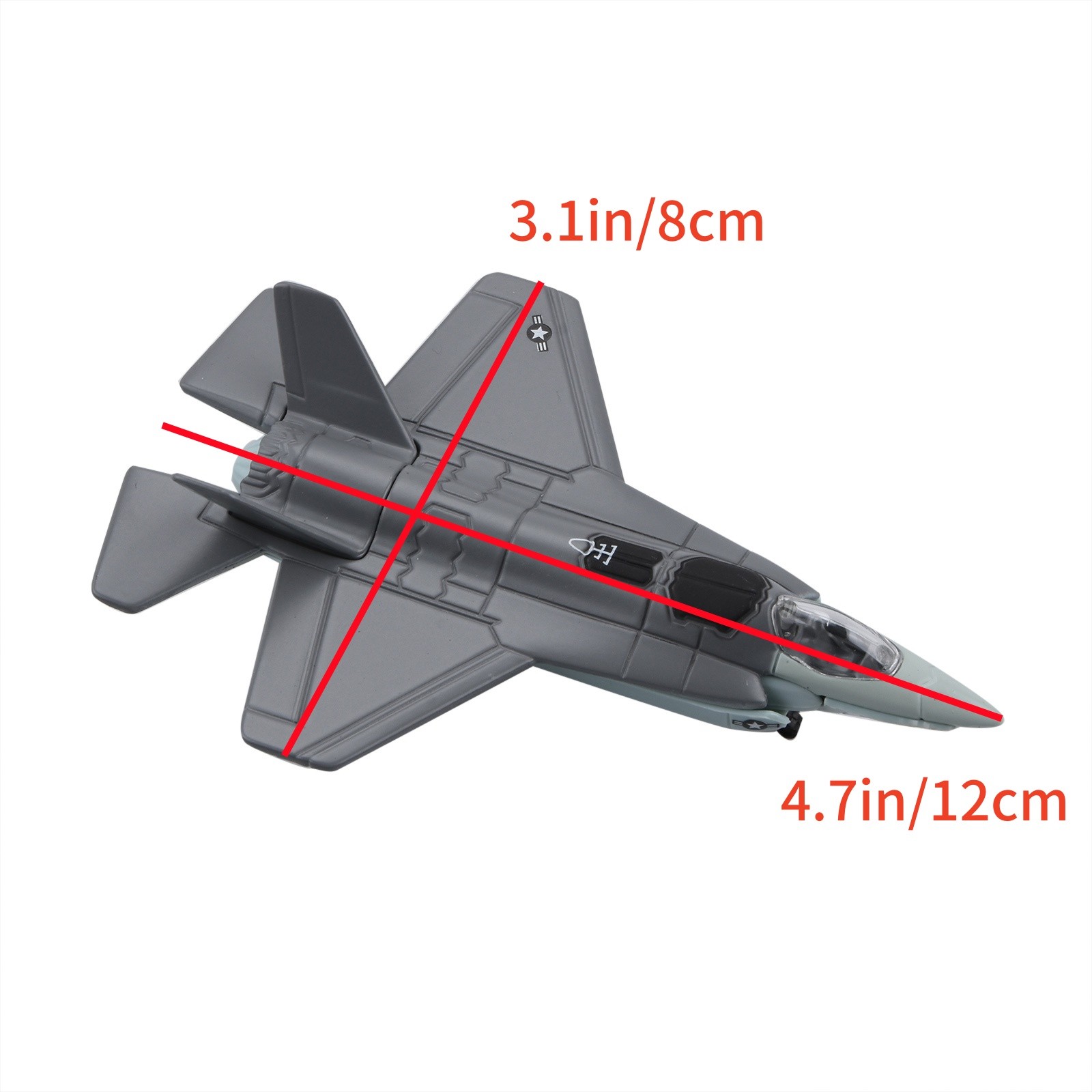 United States Air Force F-35 1/130 Scale Alloy Diecast Model Collectible Toy