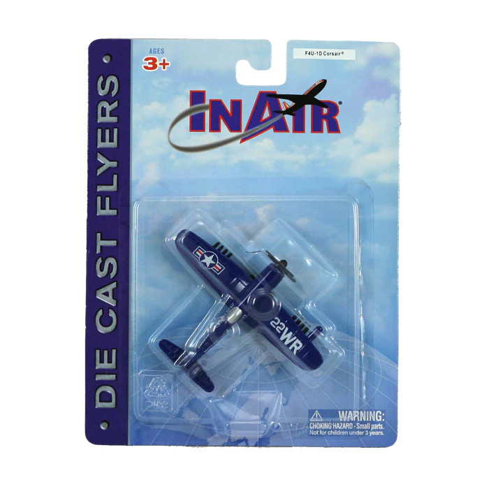 InAir Diecast F4U Corsair Die Cast Flyers Airplane Toy Vought F4U Corsair