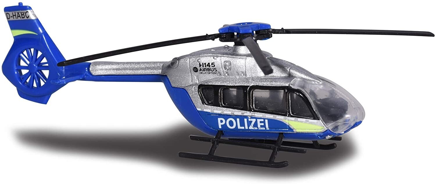 Majorette Helicopter Eurocopter H 145 EC145 German Polizei 322B 1:64 Scale