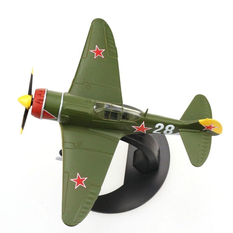 1:72 Scale Alloy Diecast Military Model Soviet Lavochkin La-7 Fighter Aircraft