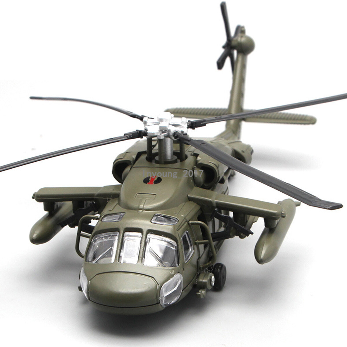 UH-60 Black Hawk Utility Helicopter Model Airplane Diecast Military Helicopter