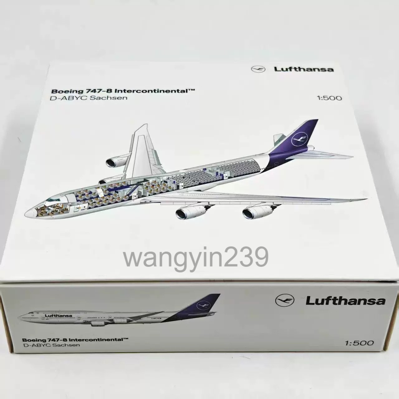 Herpa 1:500 Lufthansa Boeing 747-8 Diecast Aircraft Model 531283-001