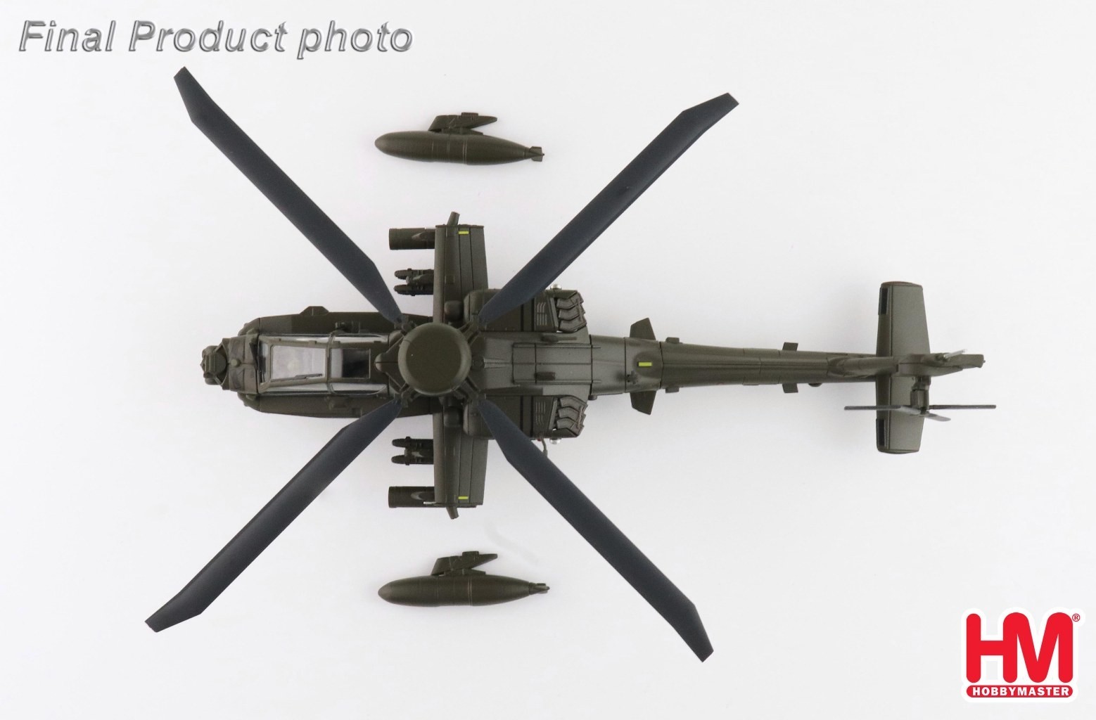 Hobby Master 1/72 AH-64E Apache Echo ZM714 British Army Middle Wallop HH1220