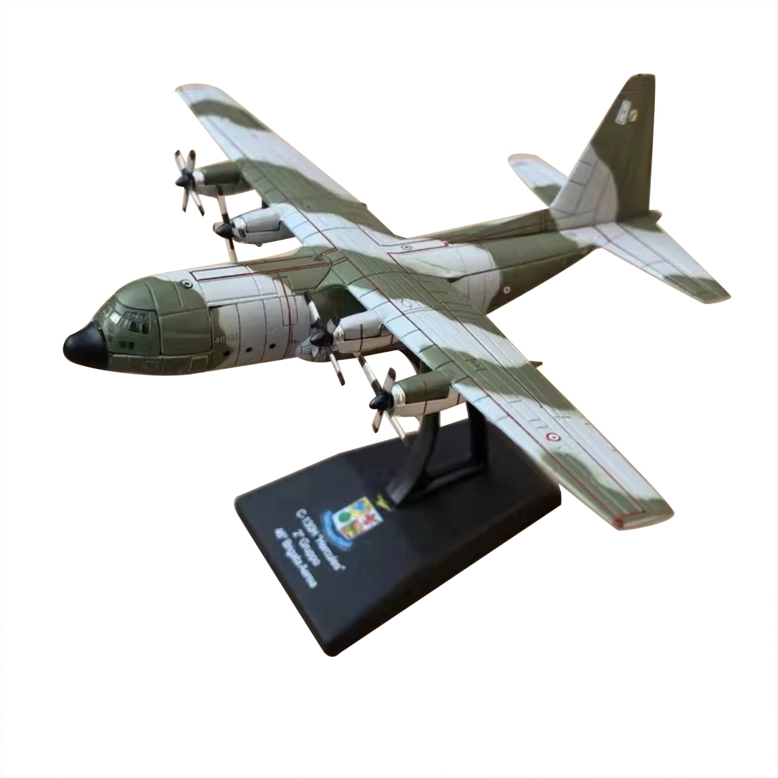 C-130H Hercules Alloy Transport Aircraft Model 1/250 Scale 12cm Desk Decor Piece