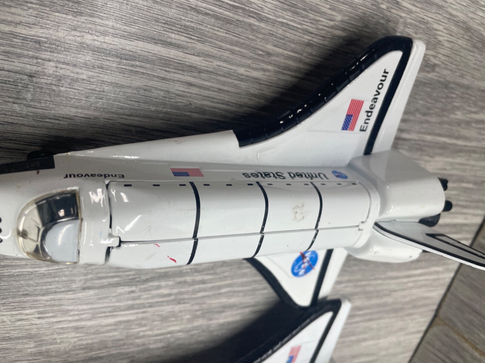 Space Shuttle Endeavor Pair Diecast and Goodyear Blimp 7″ and 5″ long